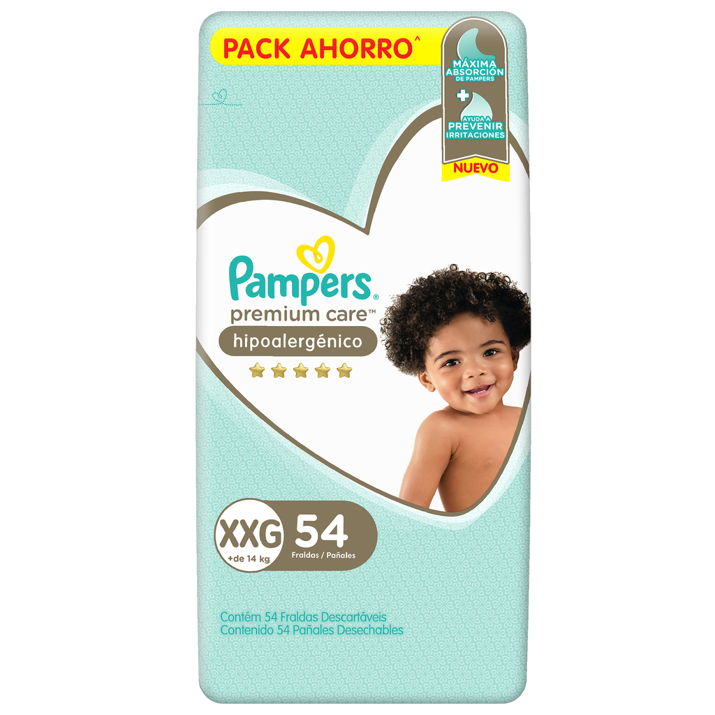 Pampers Premium Care Hipoalergénicos Super Pack M al XXG