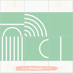 AZULEJOS ALICANTE MENTA x 6 unidades