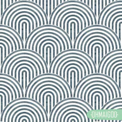 ROLLO AZULEJOS ADHESIVOS SCALOP AZUL