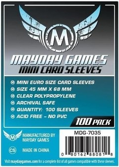 Sleeve Mayday Mini Euro 45 x 68 mm - 100 unidades - comprar online