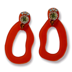 Aros Gaby oh ojo tomate - comprar online
