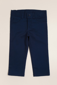 Pantalon de gabardina con canesu y bolsillo plaque en la espalda Articulo: CC122909