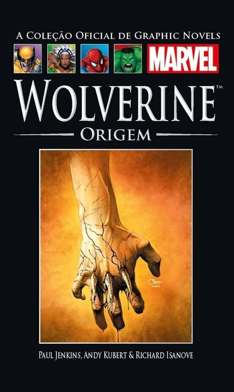 Coleção Oficial de Graphic Novels Marvel 26: Wolverine Origem, de Paul Jenkins