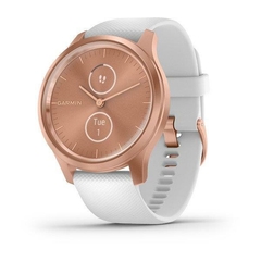 GARMIN RELOJ VIVOMOVE WW ROSE GOLD WHT SILICONE