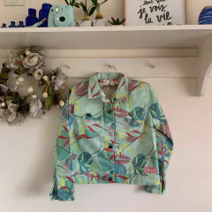 Jacket Primavera Art Verde - comprar online