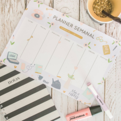 Planner Semanal de Papel Varios Diseños en internet