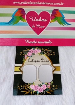 Cartão Preto c Flores Rosas Filha Única 4,5cmx5cm com 50 unidades - comprar online