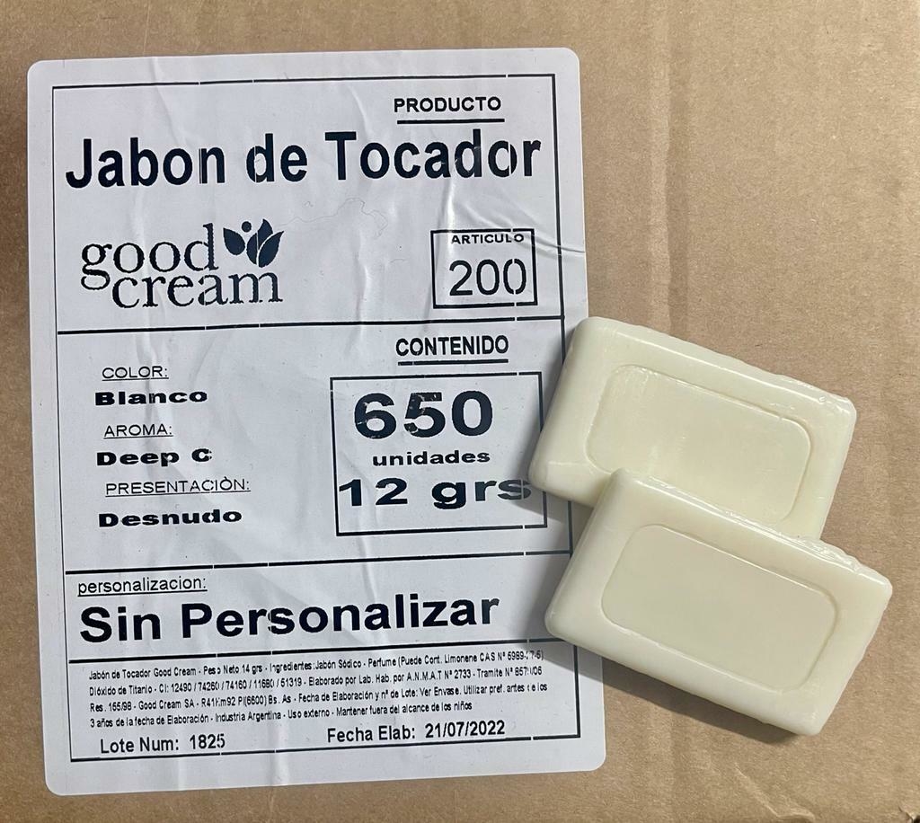 Jabon Hotel Good Cream 12 Grs Sin Envoltorio x 650 Uni