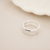 Imagen de Combo silver gloss x 3 anillos