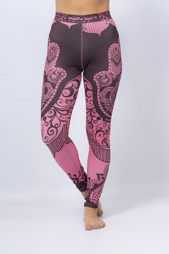 Calza Térmica Hamsa rosa marron - comprar online
