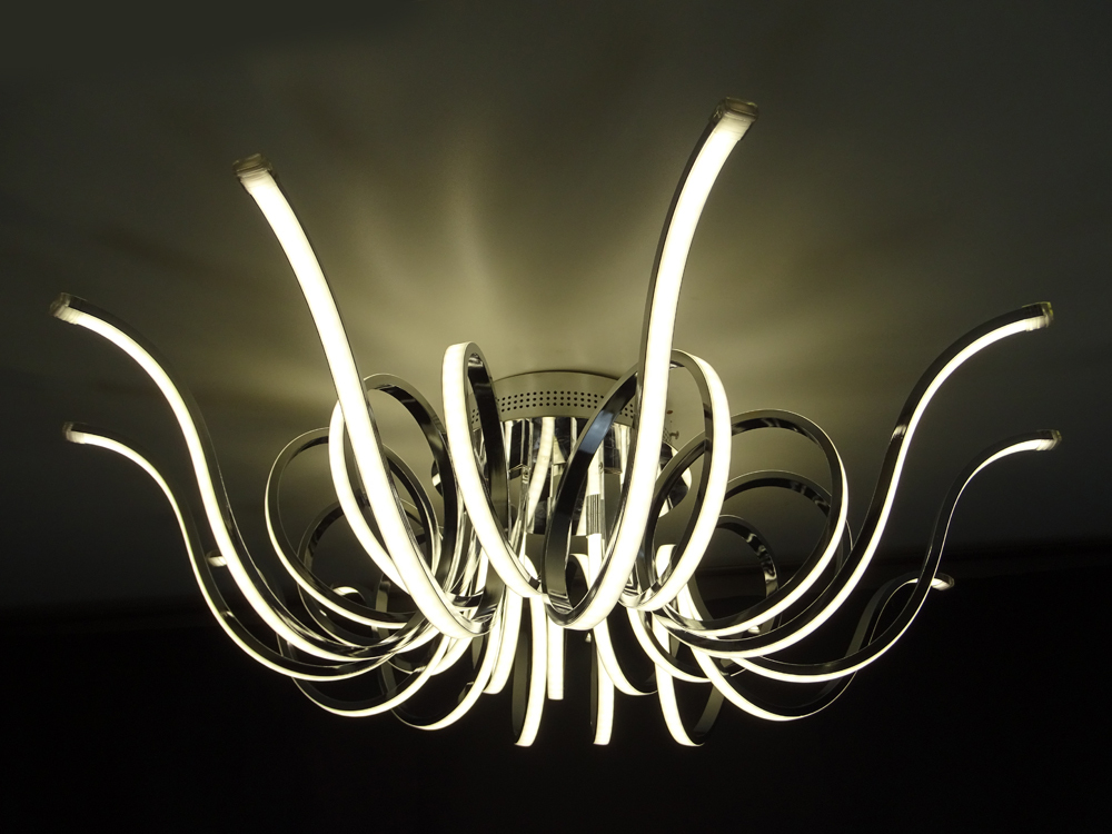 Lustre Plafon LED Medusa Moderno para Quarto e Hall de Entrada