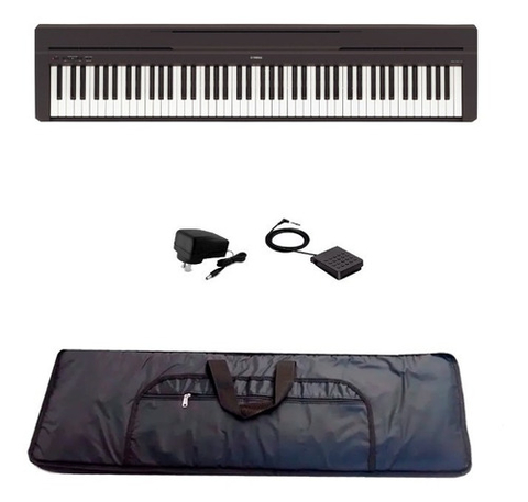 Piano Digital Yamaha P45 Fuente+ Pedal+ Atril+ Funda