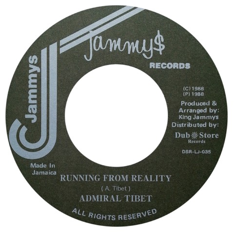 7" Admiral Tibet - Running From Reality/Version [NM]