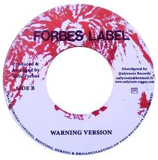 7" Alric Forbes - Warn The Nation/Warning Version [NM] - comprar online