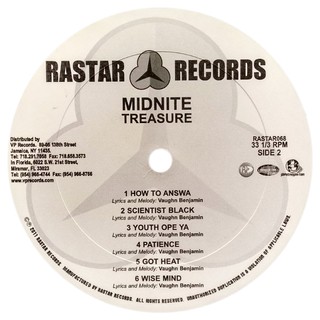 LP Midnite - Treasure [VG] - Subcultura