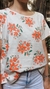 REMERA FLORES MUJER