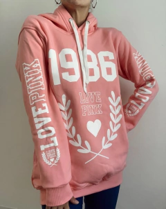 Maxibuzo Frizado 1986 rosa - 3 talles