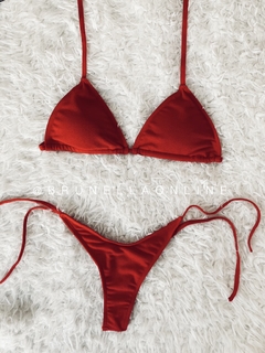 bikini texturada roja en internet