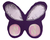 alas mariposa violeta