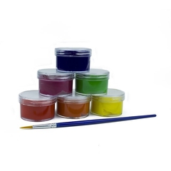 Pintura Dáctilo x6 en Tubo para usar con los dedos en internet