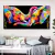 Cuadro Mural Elefantes Amor Multicolor - comprar online