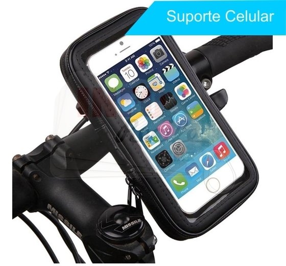 Suporte para celular bike impermeável clearance