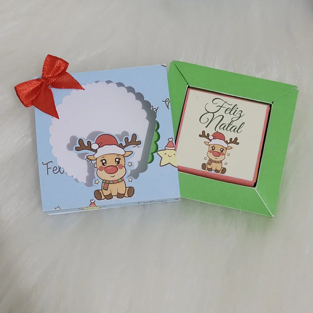 10 caixinhas com 1 mini tablete cacau show Natal 10 caixinhas com 1 mini tablete cacau show Natal