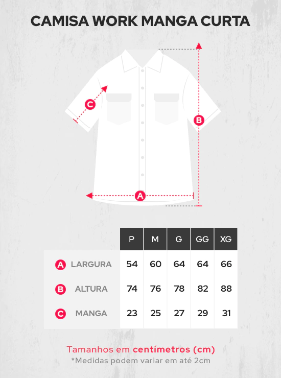 Camisa Work Shirt Treze Core - Cinza