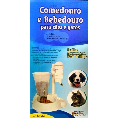 Bebedouro Alvorada Prático Auto Preto para Cães e Gatos 3l