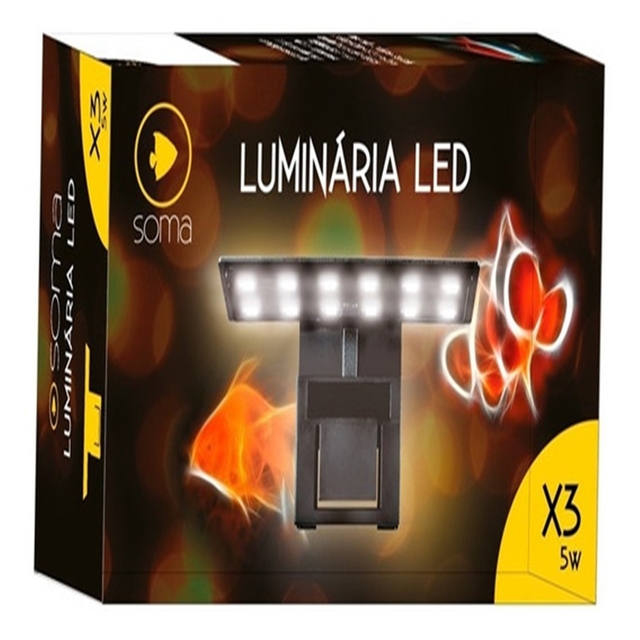 Luminária de LED Soma X3 5w 110v
