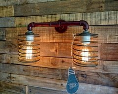 Lámpara aplique pared espiral doble - comprar online