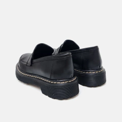 Mocasines de Cuero Negro Academia - tienda online