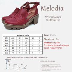 Guillerminas Rojo Melodia - tienda online
