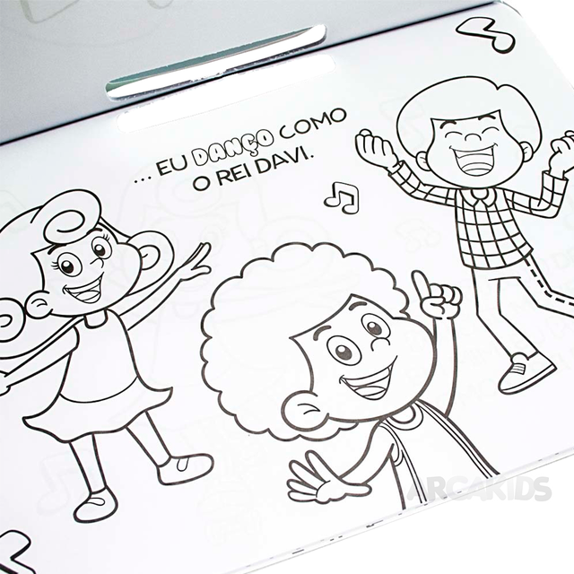 Desenho 3 Palavrinhas Para Colorir Meu Blocão de Colorir - 3 Palavrinhas - Arcakids