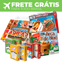 Kit quebra cabeca historia biblicas frete gratis