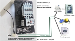 Partida Direta Monofásica 110V Rele 6,3-10A Comutador 3 Posições - Eletrotécnica Vera Cruz