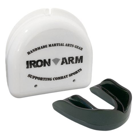 Kit Luva de Boxe Iron Arm Premium Husky+ Bandagem Preta 3m +Protetor Bucal na internet