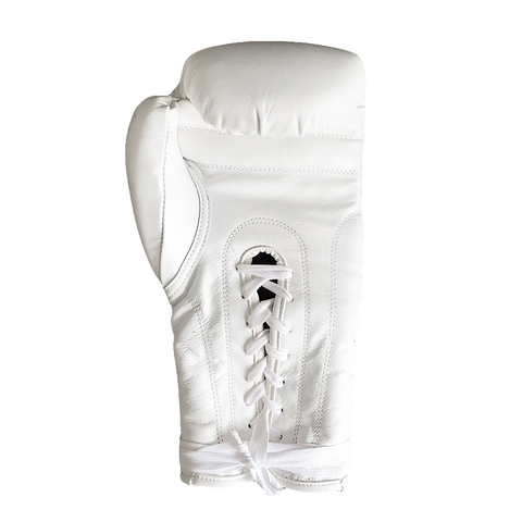 Kit Luva de Boxe Iron Arm Pro Ice Couro Legítimo Cadarço+ Bandagem Preta 3m +Protetor Bucal - loja online