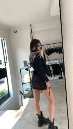 Imagen de CAMPERA FLECOS STRASS DISEÑO