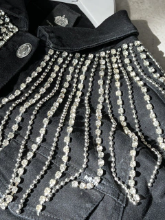 CAMPERA FLECOS STRASS DISEÑO - comprar online