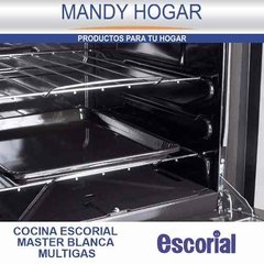 Cocina Escorial Master Blanca Multigas 56cm - Mandy Hogar