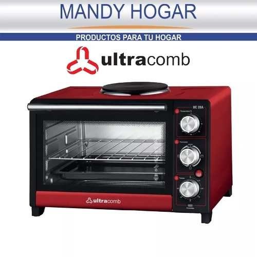 Horno Electrico Ultracomb Uc28a Con Anafe - 28 L - 2500w
