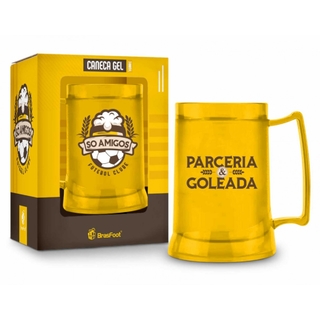Caneca Gel 300ml - Futebol E Cerveja