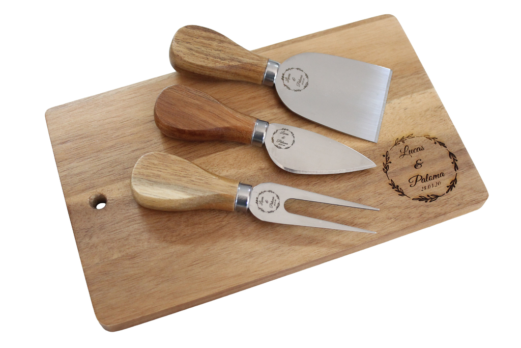 Kit Queijo C/ 4 Peças Personalizado — EB Artes