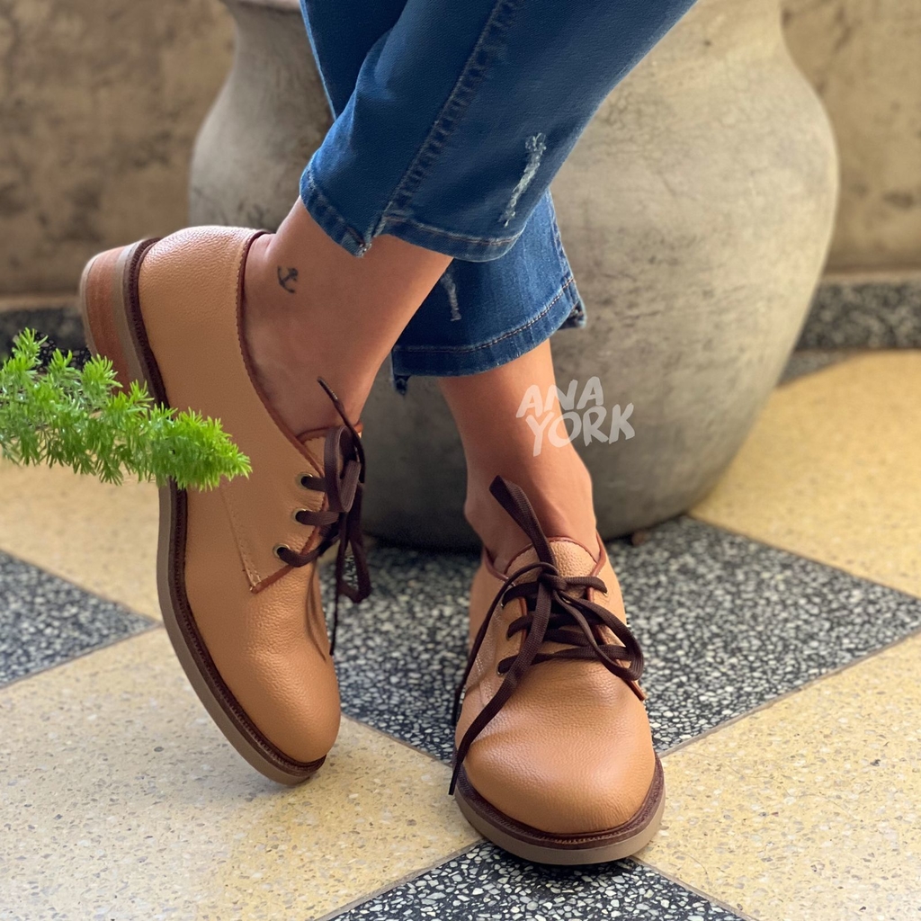Zapato de cuero acordonado - Buy in ANA YORK