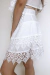 Falda blanca de bambulita 