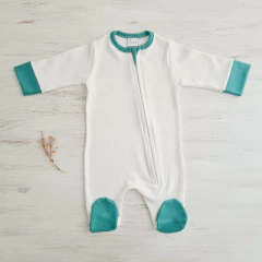 Pijama Manteca con Menta - comprar online