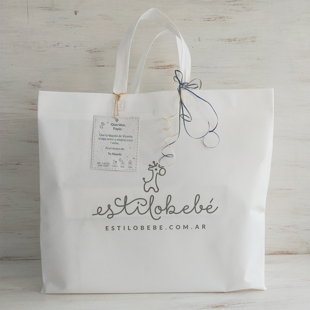 Ajuar de Paseo - Bolso Denim Melange - Estilo Bebé