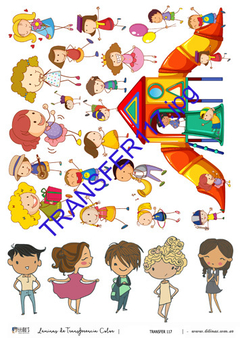 Láminas para transferencia color Modelo LTC 117 - comprar online