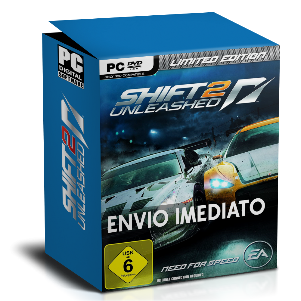 NEED FOR SPEED SHIFT 2 UNLEASHED LIMITED EDITION PC ENVIO DIGITAL NEED FOR SPEED SHIFT 2 UNLEASHED LIMITED EDITION PC ENVIO DIGITAL